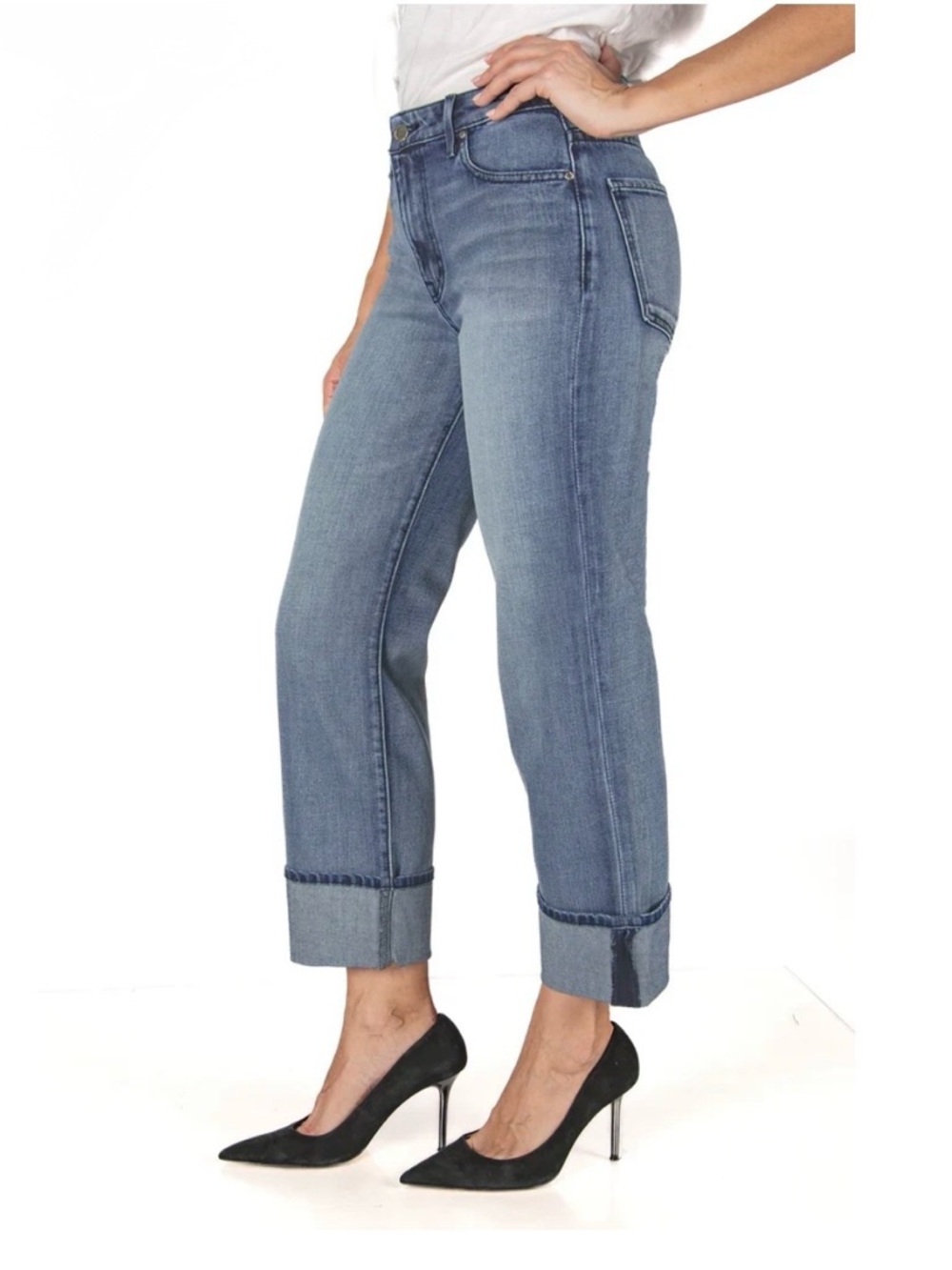 Women’s Fidelity Denim - Cali Cuff Jean, size 25, Acme Blue - Picture 2 of 9